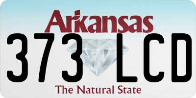 AR license plate 373LCD