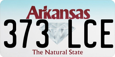 AR license plate 373LCE