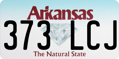 AR license plate 373LCJ