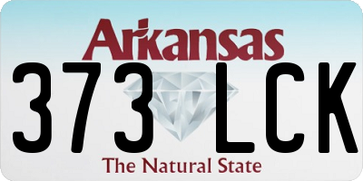 AR license plate 373LCK