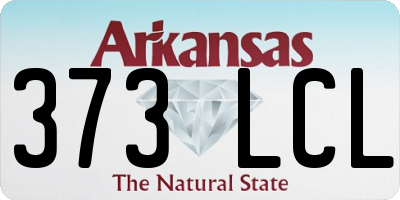 AR license plate 373LCL
