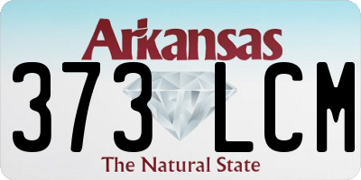 AR license plate 373LCM