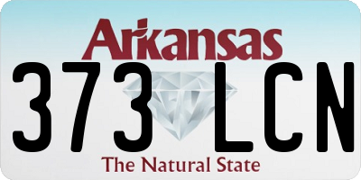 AR license plate 373LCN
