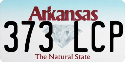 AR license plate 373LCP