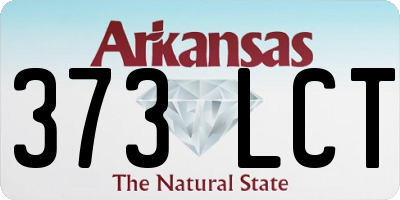 AR license plate 373LCT