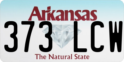 AR license plate 373LCW