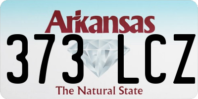 AR license plate 373LCZ