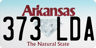 AR license plate 373LDA