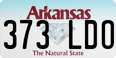 AR license plate 373LDO