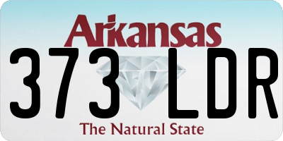 AR license plate 373LDR