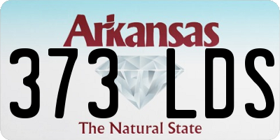 AR license plate 373LDS