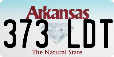 AR license plate 373LDT