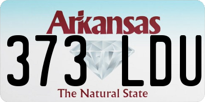 AR license plate 373LDU