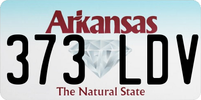 AR license plate 373LDV