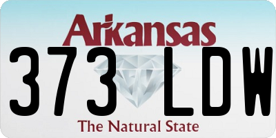 AR license plate 373LDW