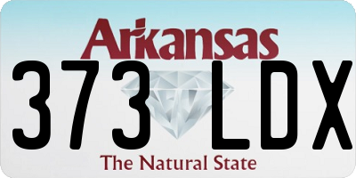 AR license plate 373LDX