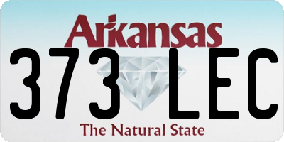 AR license plate 373LEC