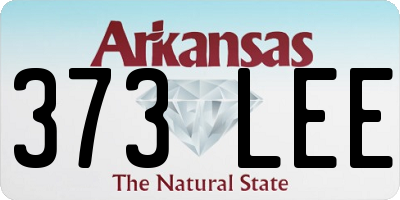 AR license plate 373LEE