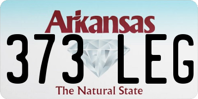 AR license plate 373LEG