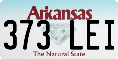 AR license plate 373LEI