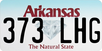 AR license plate 373LHG