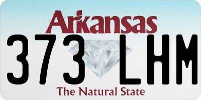 AR license plate 373LHM