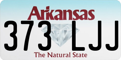AR license plate 373LJJ