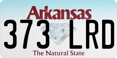 AR license plate 373LRD