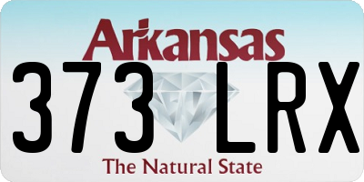 AR license plate 373LRX