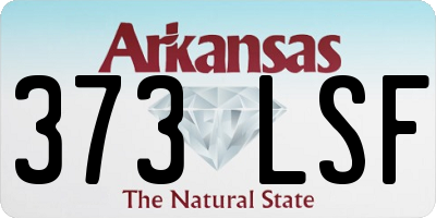 AR license plate 373LSF