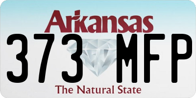 AR license plate 373MFP