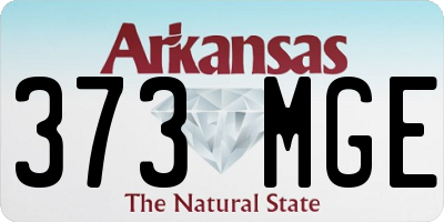 AR license plate 373MGE
