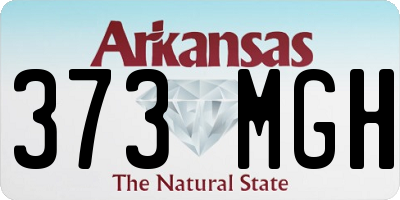 AR license plate 373MGH