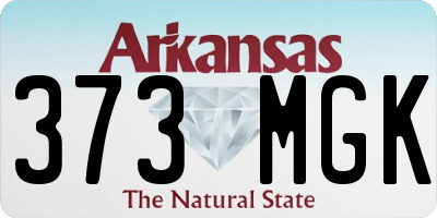 AR license plate 373MGK