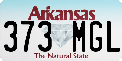 AR license plate 373MGL