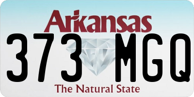 AR license plate 373MGQ