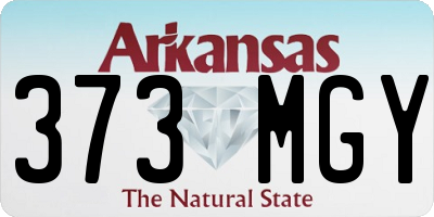 AR license plate 373MGY