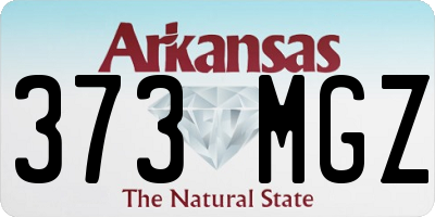 AR license plate 373MGZ
