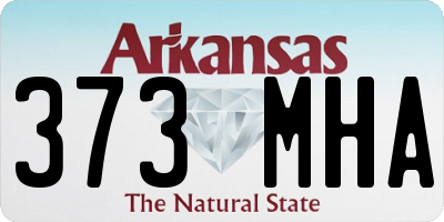 AR license plate 373MHA