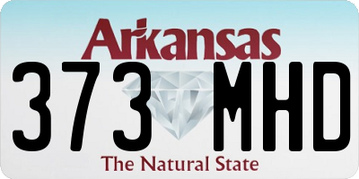 AR license plate 373MHD