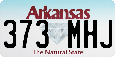 AR license plate 373MHJ