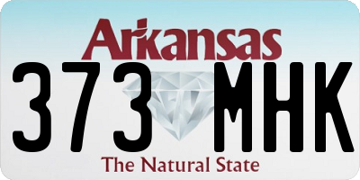 AR license plate 373MHK