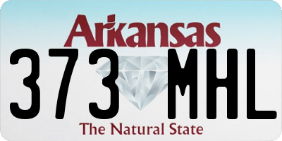 AR license plate 373MHL