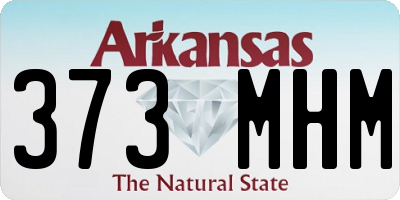 AR license plate 373MHM