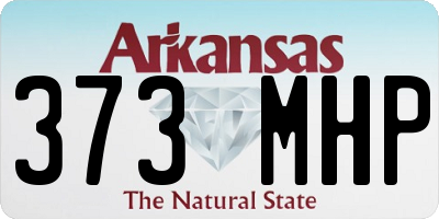 AR license plate 373MHP