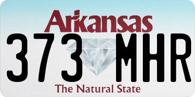 AR license plate 373MHR