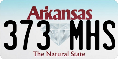 AR license plate 373MHS