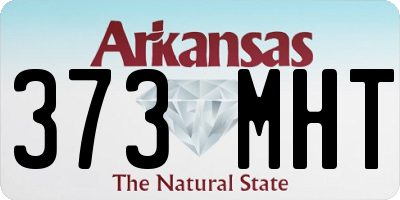 AR license plate 373MHT