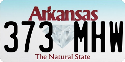 AR license plate 373MHW