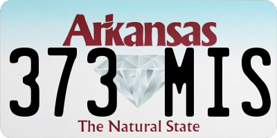 AR license plate 373MIS